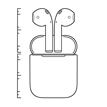 AIRPODS Pro чертеж