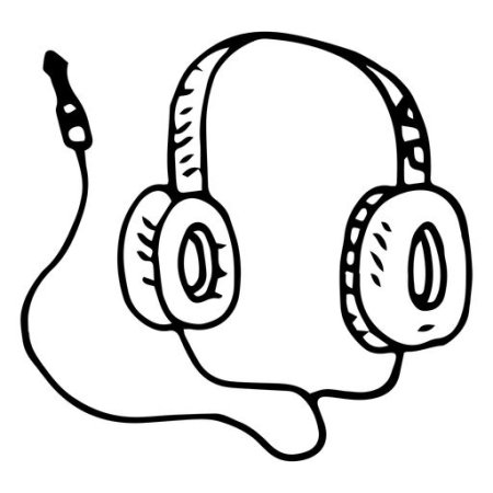 Наушники рисунок