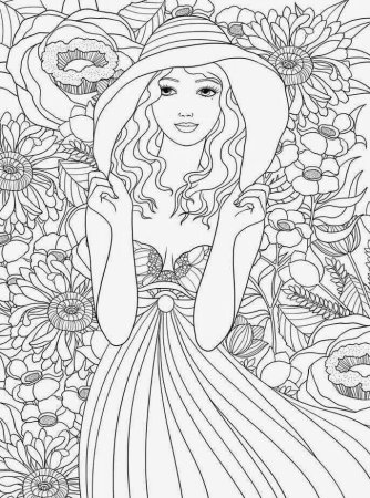 Раскраски для девочек лето