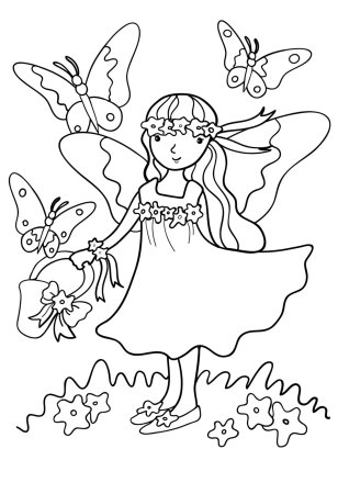 Раскраска для девочек