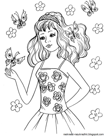 Летние забавы раскраски для детей