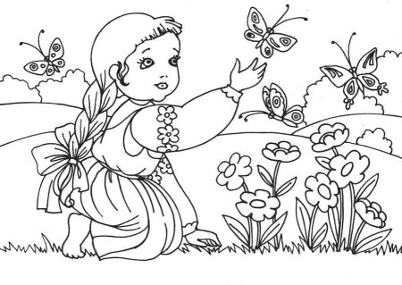 Раскраски для девочек море