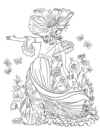 Раскраска для девочек