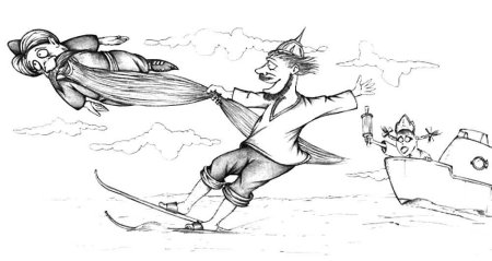 Нарисовать Черномора