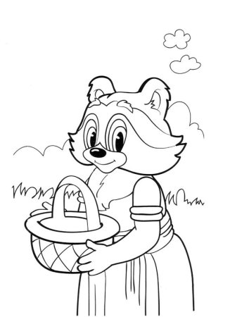 Мультфильмы. Крошка енот