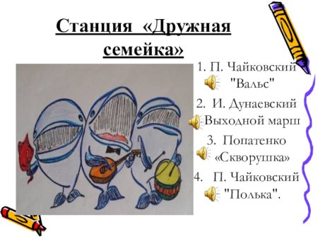 3 Кита в Музыке рисунок