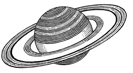 Сатурн раскраска