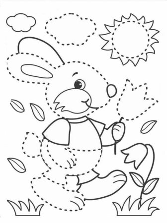 Рисование по точкам для детей 4-5 лет