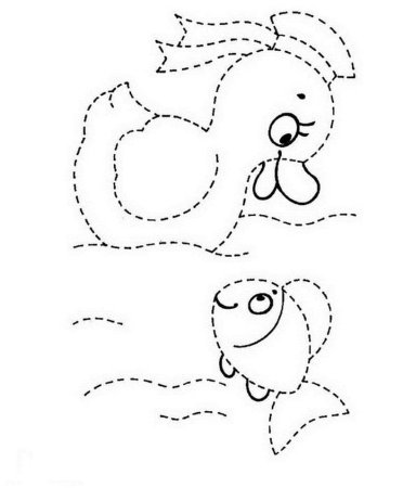Рисование по точкам для детей