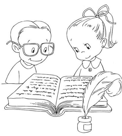 Раскраска семейный вечер