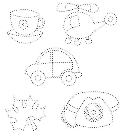 Обводилки для малышей 3-4 года