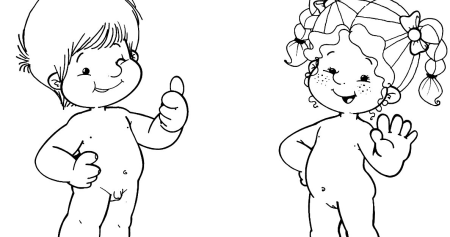 Раскраска человек