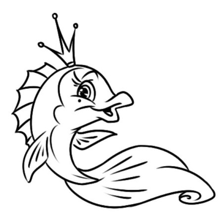 Раскраска сказки Пушкина для детей