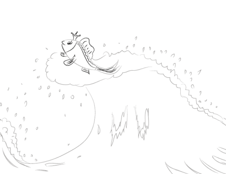 Сказка о рыбаке и рыбке Александр Пушкин раскраска