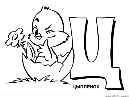Азбука раскраска для детей