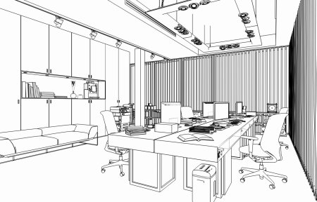 Эскиз офисного помещения