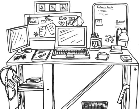 Раскраска кабинет стоматолога для детей