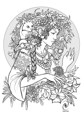 Раскраски фэнтези