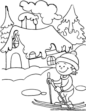 Раскраски новогодние для детей