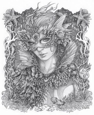 Сложные раскраски фэнтези