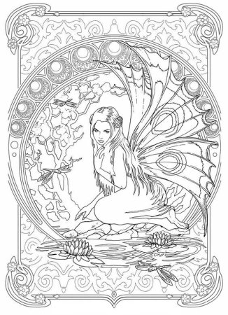 Раскраски в стиле фэнтези