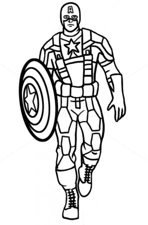 Раскраска для малышей Капитан корабля