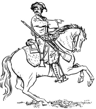 Раскраска Козак Тарас Бульба