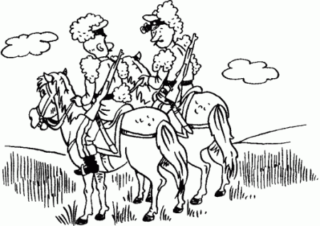 Раскраска Козак Тарас Бульба