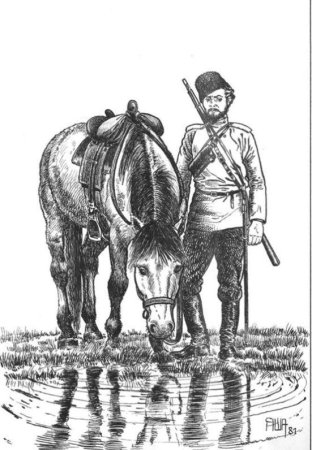 Раскраска казачество