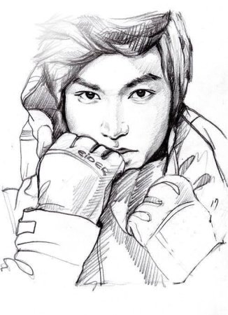 Скетч БТС Чиби