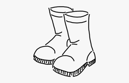 Сапоги раскраска для детей