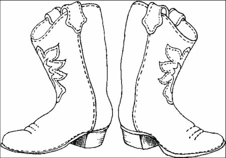 Сапоги рисунок