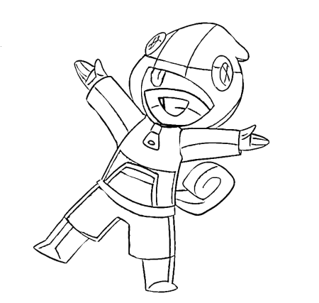 Раскраска Браво старс Леон