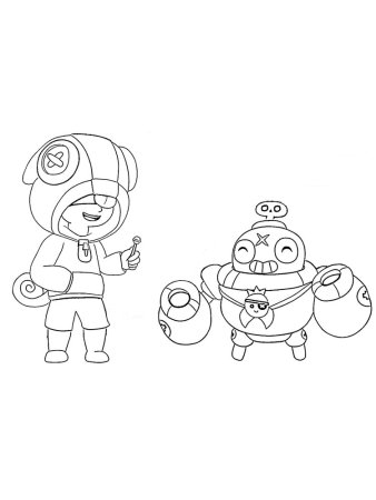 Раскраска Браво старс Леон