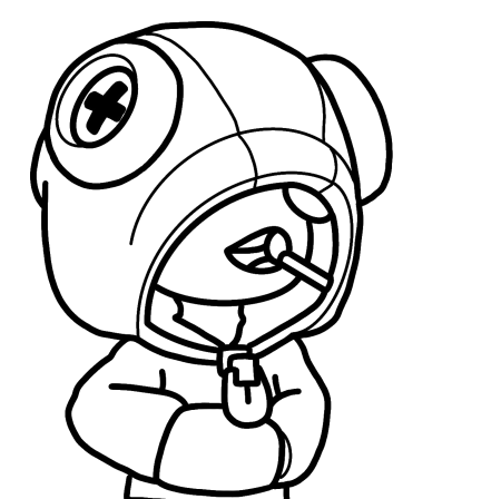 Раскраска Браво старс Леон