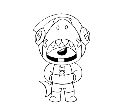 Раскраска Браво старс Леон