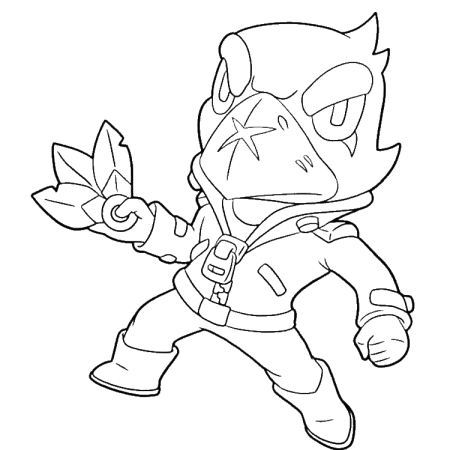 Разукрашка Браво старс Леон