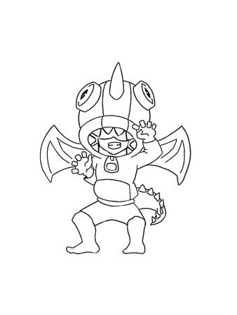 Раскраска Браво старс Леона