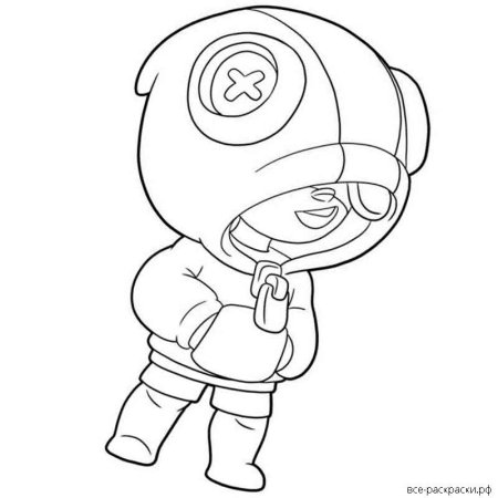 Раскраска Браво старс Леон