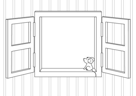 Окно раскраска