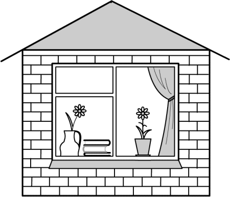 Окно раскраска для детей