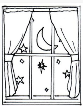 Окно раскраска для детей