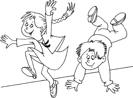 Раскраска школьный класс