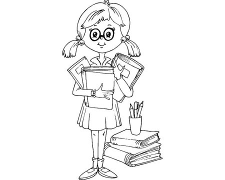 Нарисованный чел с книгой