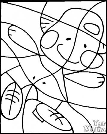 Закрась ФРАГМЕНТЫ С точками