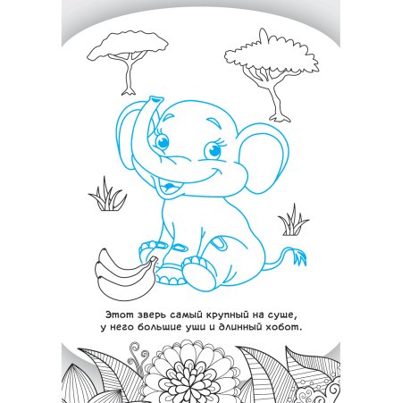 Книжка раскраска невидимка