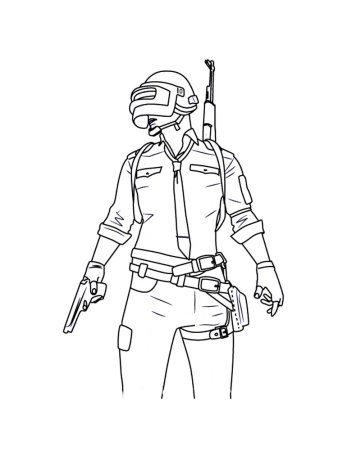 PUBG рисунки карандашом