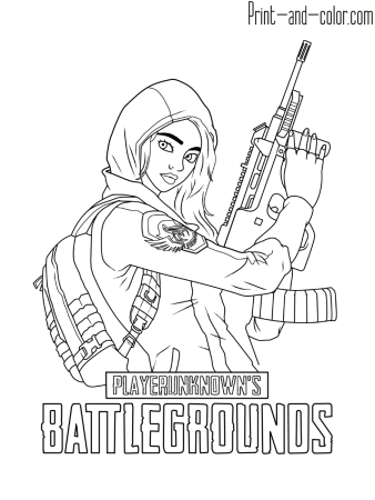 PUBG раскраска