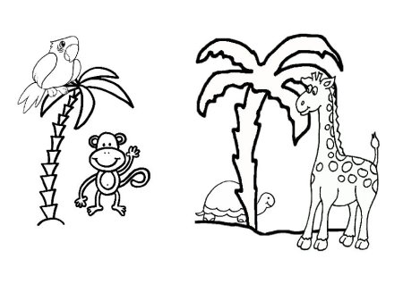 Раскраска Африка