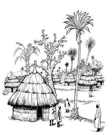 Африка карандашом